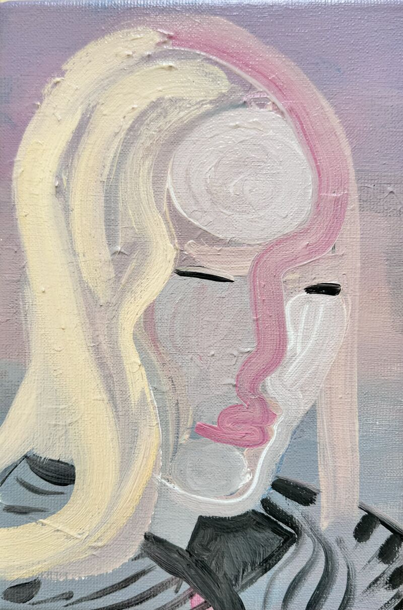 Pink Girl - a Paintings by EWH